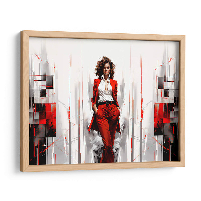 Lady Boss - Rojo - DeLaVegaGaming | Cuadro decorativo de Canvas Lab