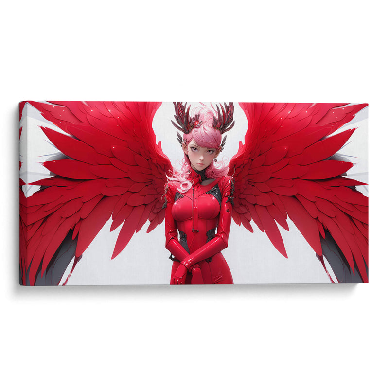 Ángel Rojo - DeLaVegaGaming | Cuadro decorativo de Canvas Lab