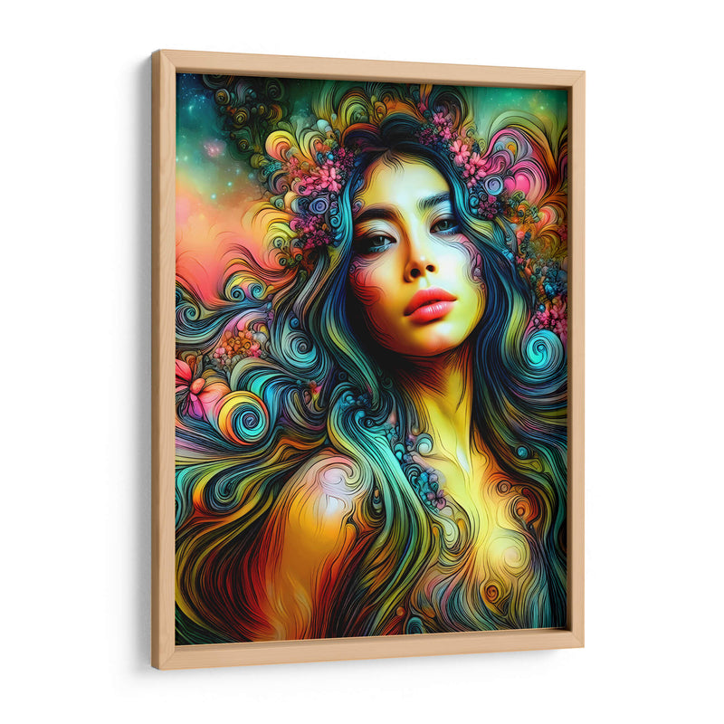 Curly girl - Paltik Arte Digital | Cuadro decorativo de Canvas Lab
