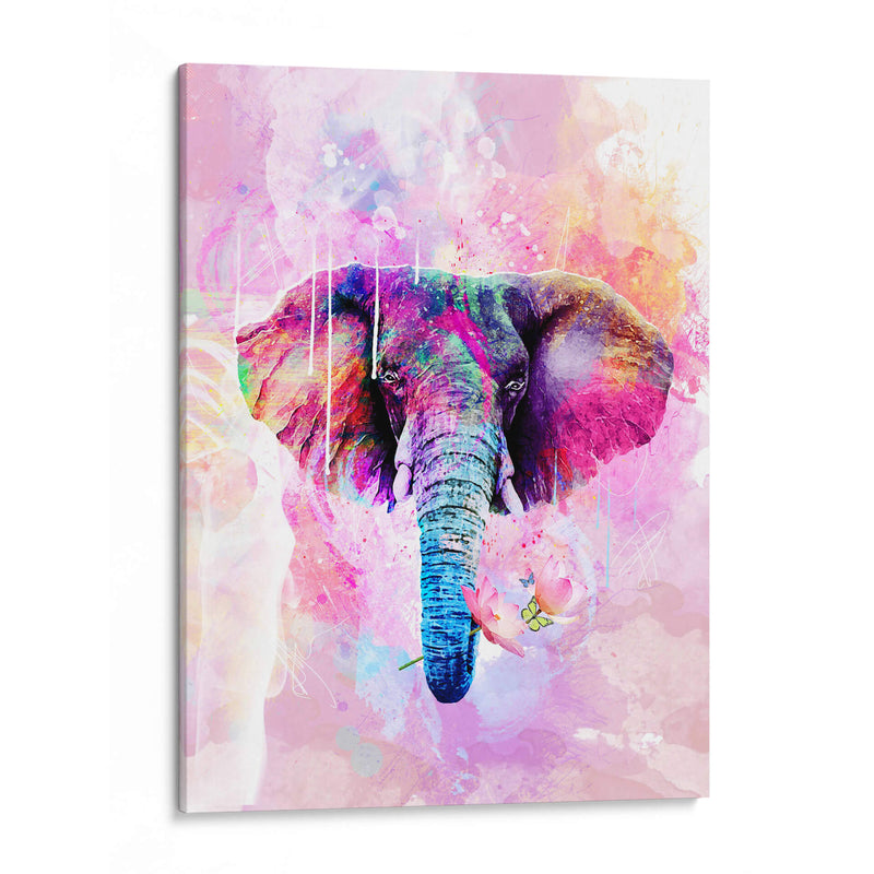 Elefante Splash - Lofty&Me | Cuadro decorativo de Canvas Lab