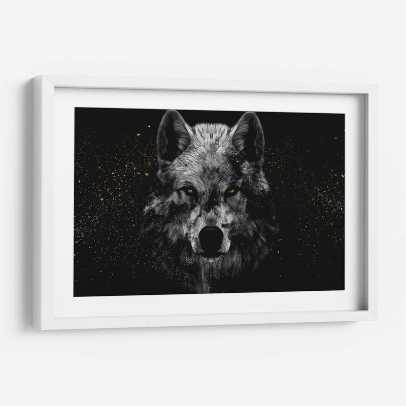 Lobo Negro - Lofty&Me | Cuadro decorativo de Canvas Lab