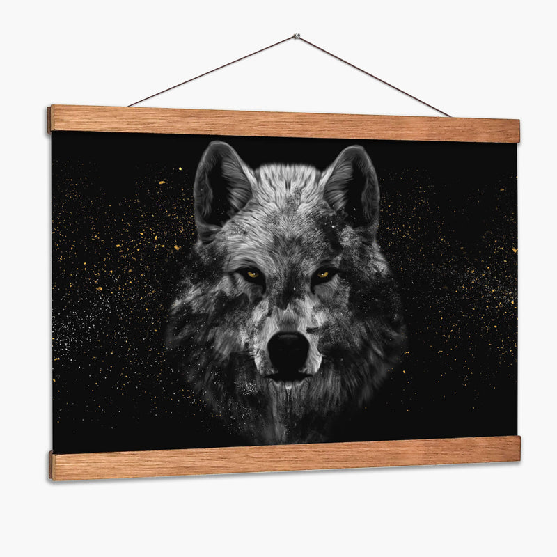 Lobo Negro - Lofty&Me | Cuadro decorativo de Canvas Lab