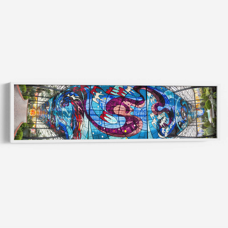 COSMOVITRAL - Toluca - DeLaVegaGaming | Cuadro decorativo de Canvas Lab