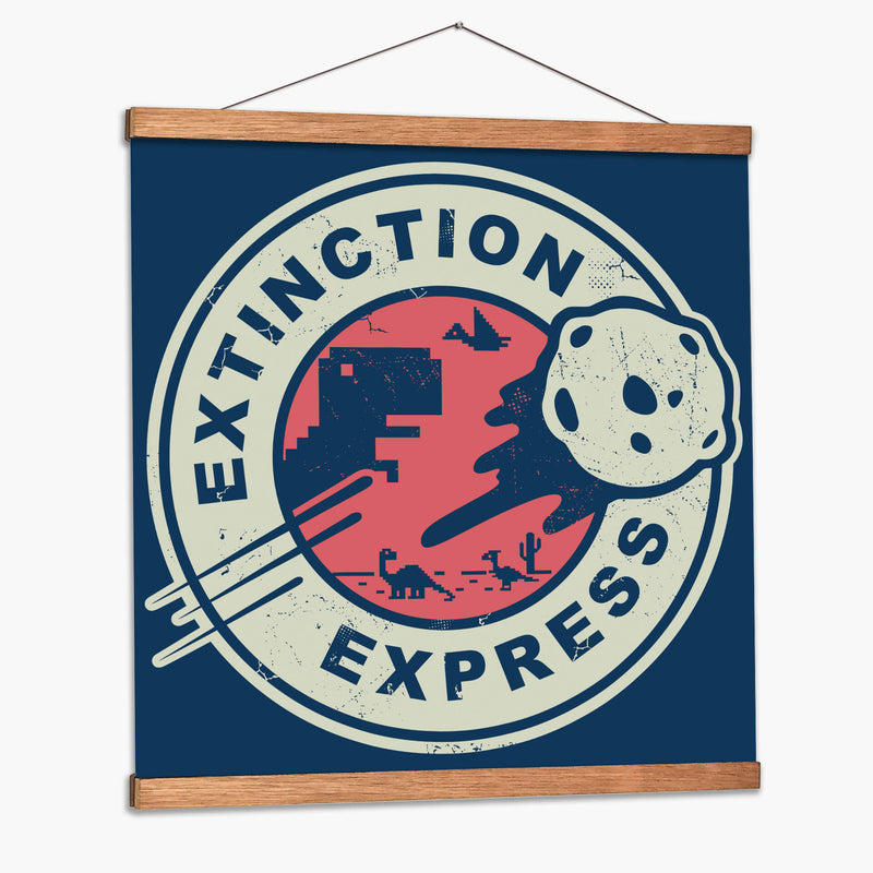 Extinción Express - Roge I. Luis | Cuadro decorativo de Canvas Lab