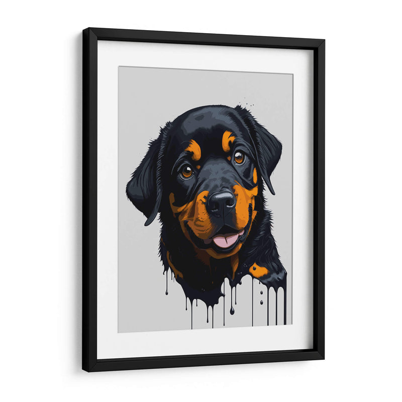 Rottweiler Splash - Infiniity Art | Cuadro decorativo de Canvas Lab