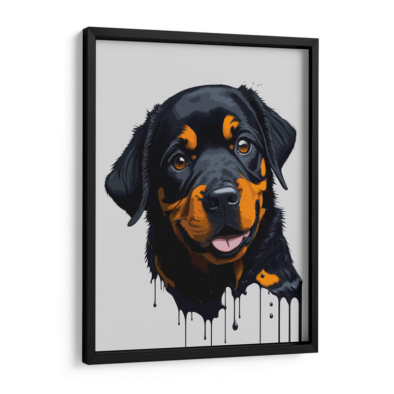 Rottweiler Splash - Infiniity Art | Cuadro decorativo de Canvas Lab