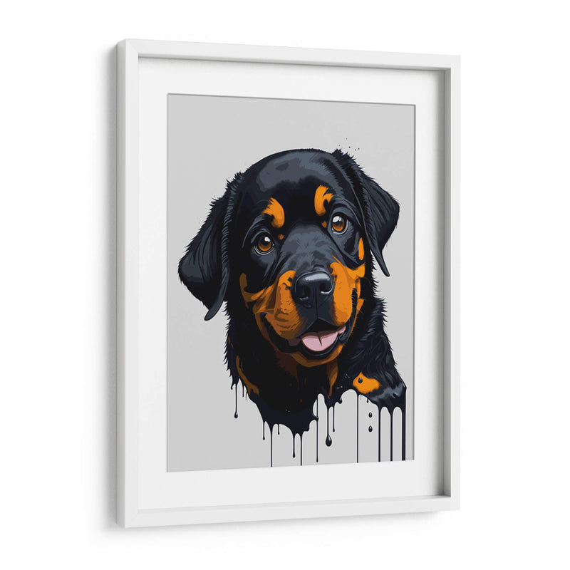 Rottweiler Splash - Infiniity Art | Cuadro decorativo de Canvas Lab