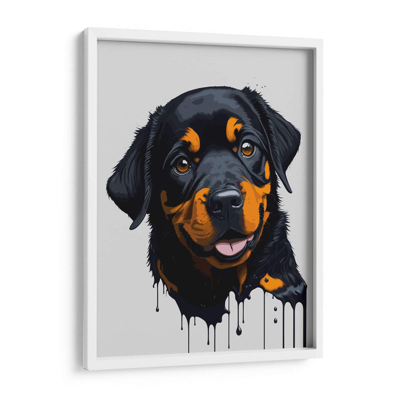 Rottweiler Splash - Infiniity Art | Cuadro decorativo de Canvas Lab