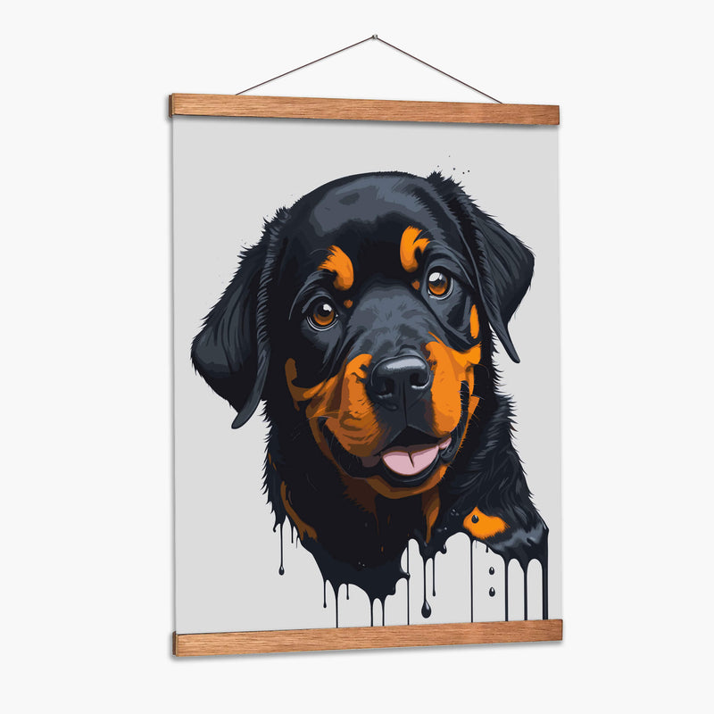 Rottweiler Splash - Infiniity Art | Cuadro decorativo de Canvas Lab