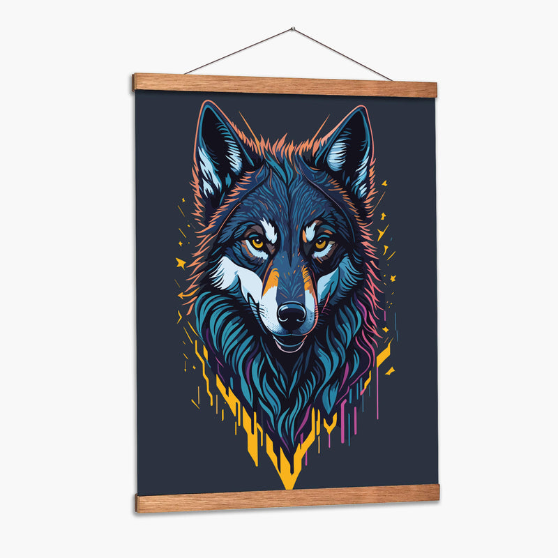 Lobo alfa - Infiniity Art | Cuadro decorativo de Canvas Lab