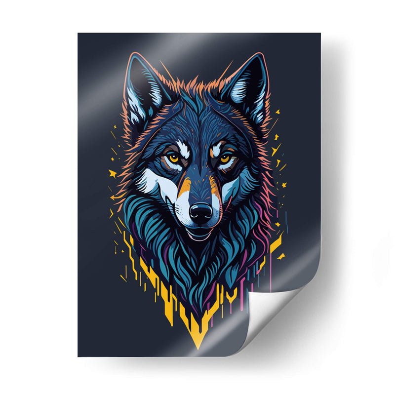 Lobo alfa - Infiniity Art | Cuadro decorativo de Canvas Lab