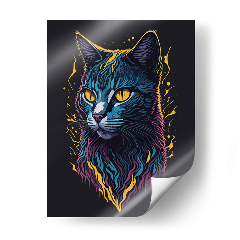 Gato Místico - Infiniity Art | Cuadro decorativo de Canvas Lab