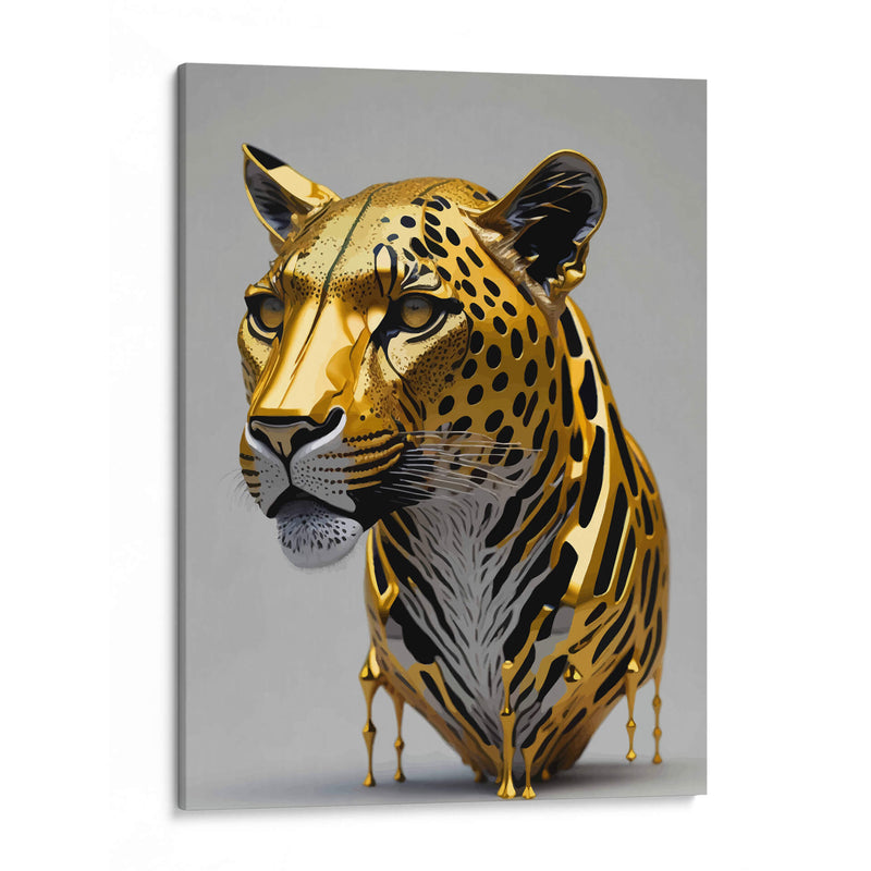 Leopardo Dorado - Infiniity Art | Cuadro decorativo de Canvas Lab