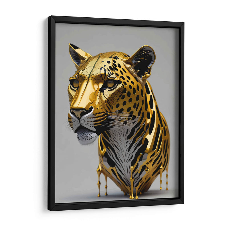 Leopardo Dorado - Infiniity Art | Cuadro decorativo de Canvas Lab