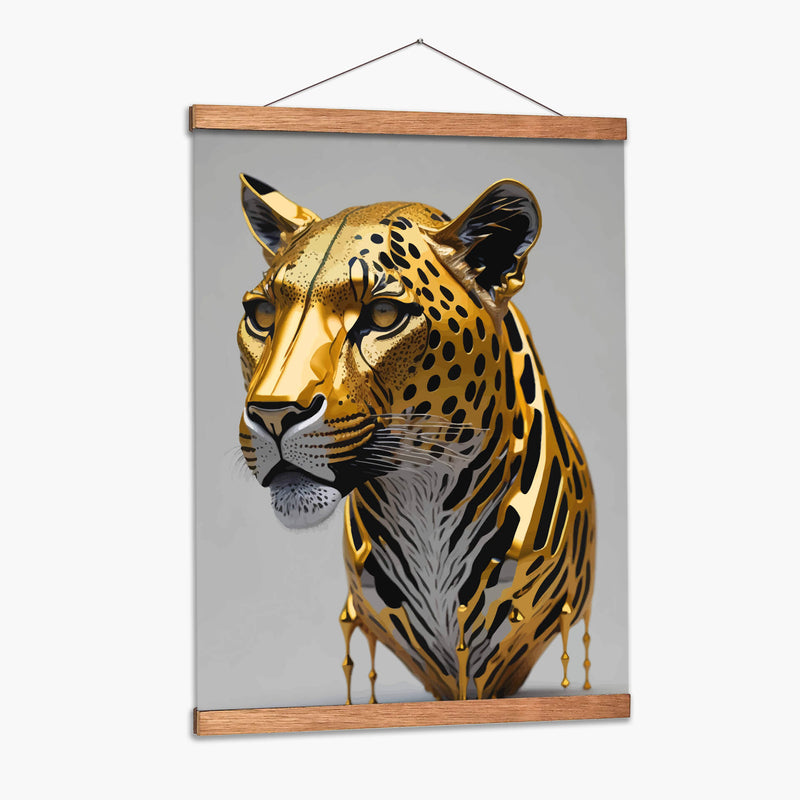 Leopardo Dorado - Infiniity Art | Cuadro decorativo de Canvas Lab