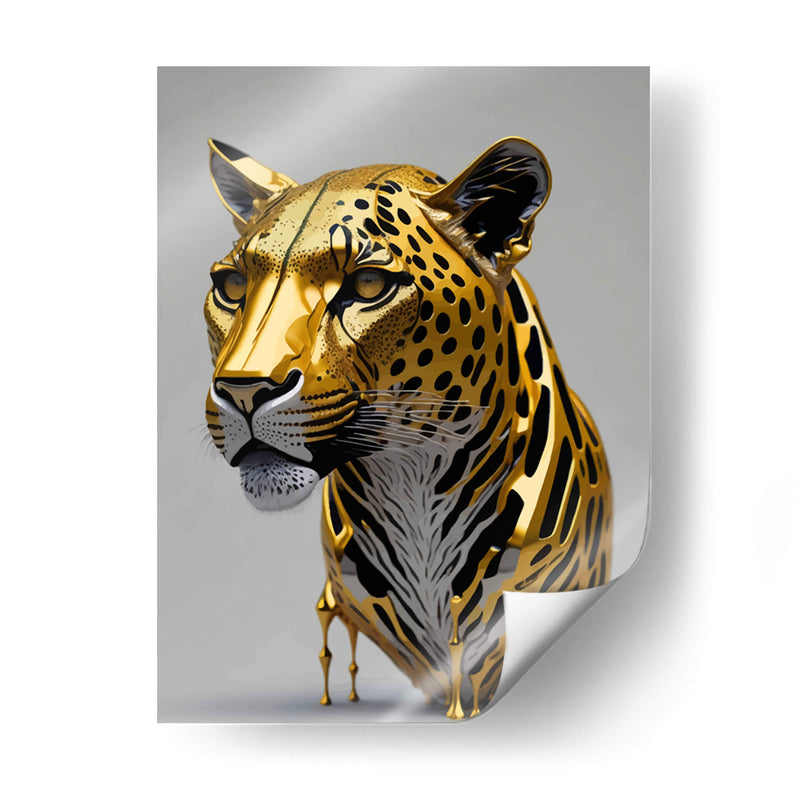 Leopardo Dorado - Infiniity Art | Cuadro decorativo de Canvas Lab