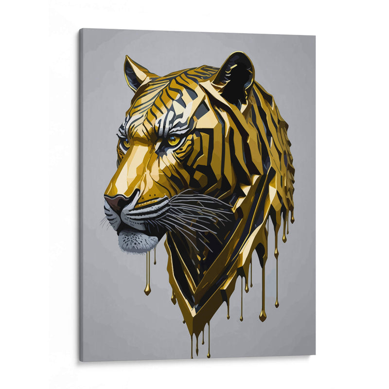 Tigre Dorado - Infiniity Art | Cuadro decorativo de Canvas Lab