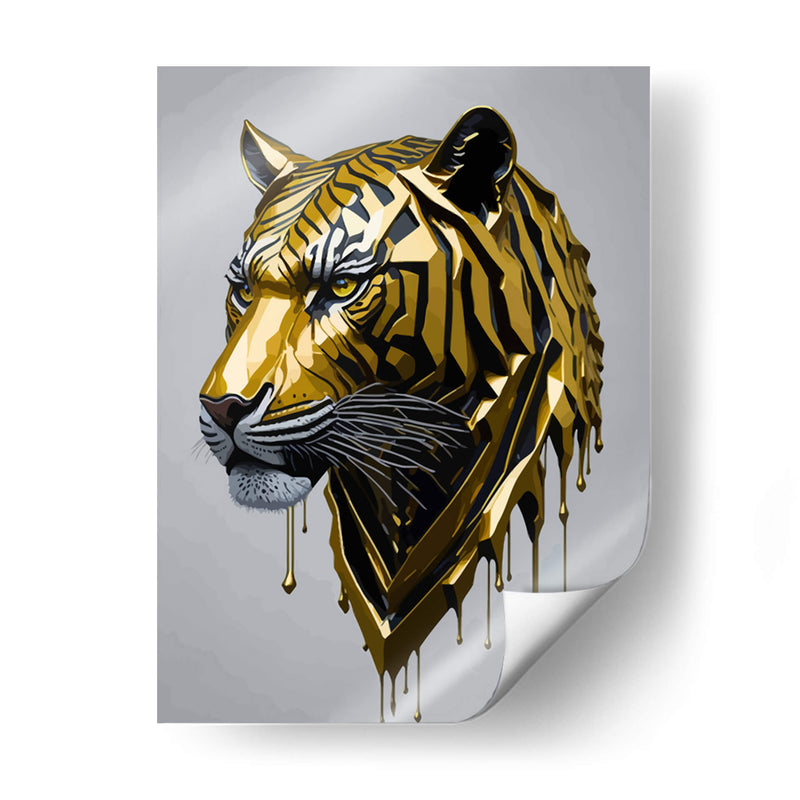 Tigre Dorado - Infiniity Art | Cuadro decorativo de Canvas Lab