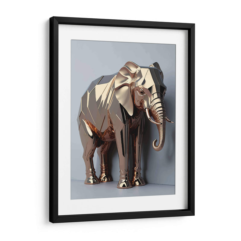 Elefante Dorado - Infiniity Art | Cuadro decorativo de Canvas Lab