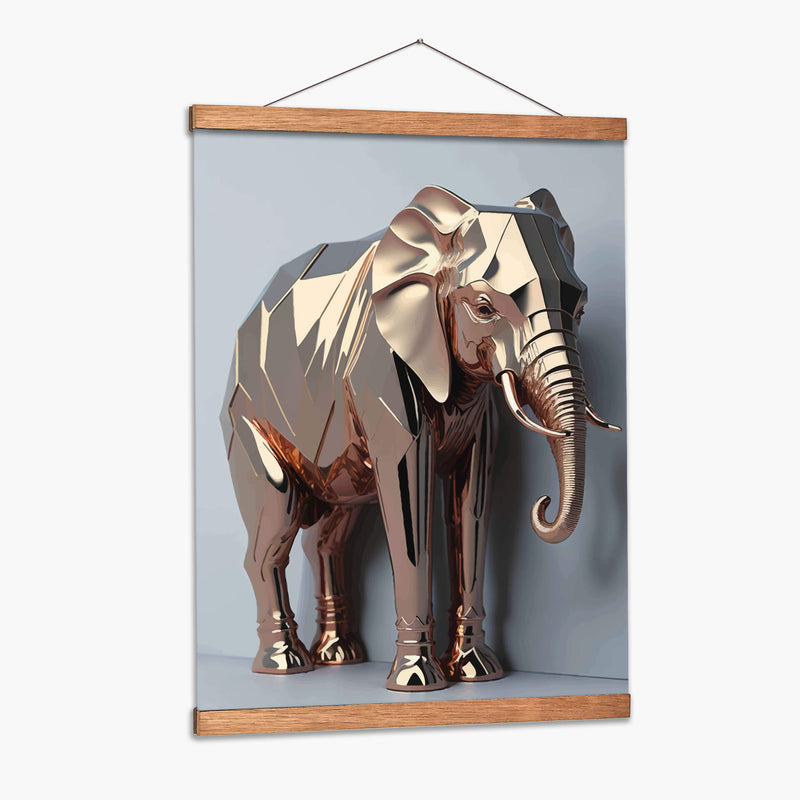 Elefante Dorado - Infiniity Art | Cuadro decorativo de Canvas Lab