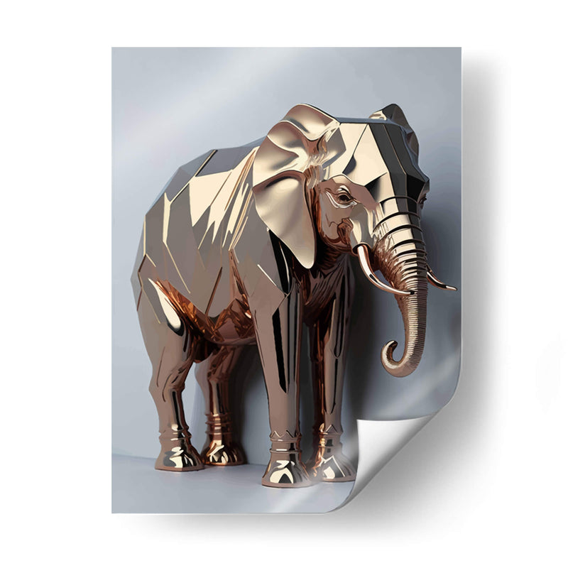 Elefante Dorado - Infiniity Art | Cuadro decorativo de Canvas Lab