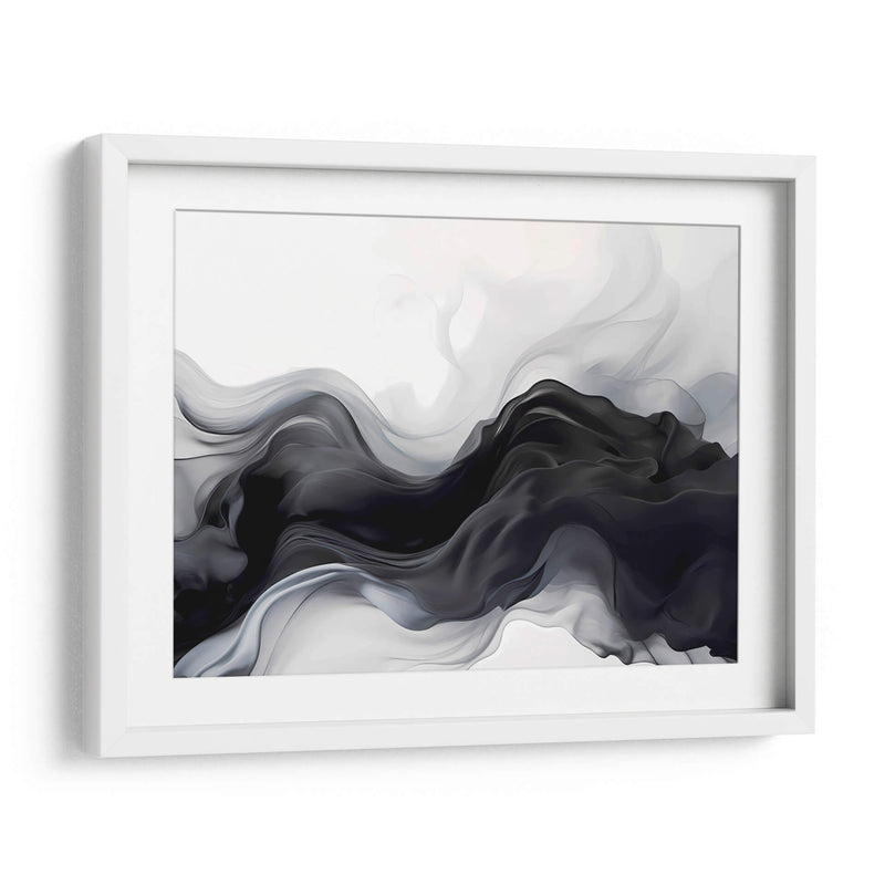Fluye - Blanco y Negro - 2 - DeLaVegaGaming | Cuadro decorativo de Canvas Lab