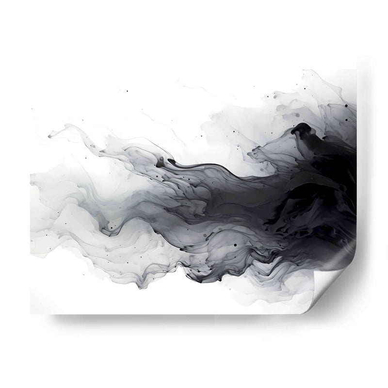 Fluye - Blanco y Negro - 4 - DeLaVegaGaming | Cuadro decorativo de Canvas Lab