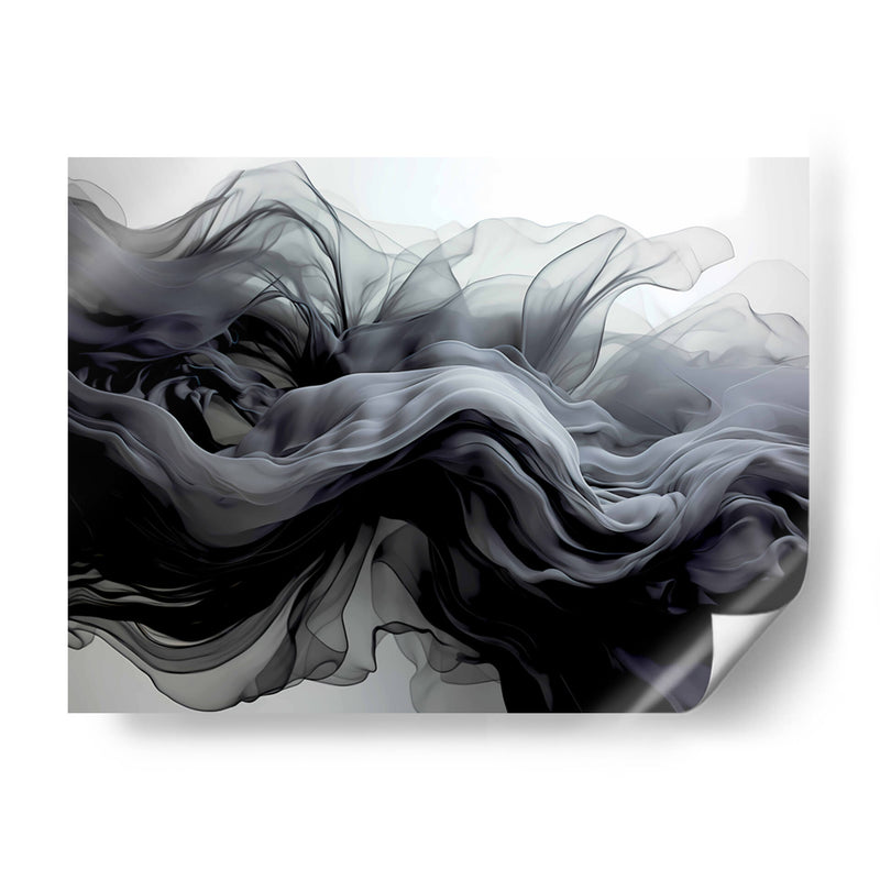 Fluye - Blanco y Negro - 6 - DeLaVegaGaming | Cuadro decorativo de Canvas Lab