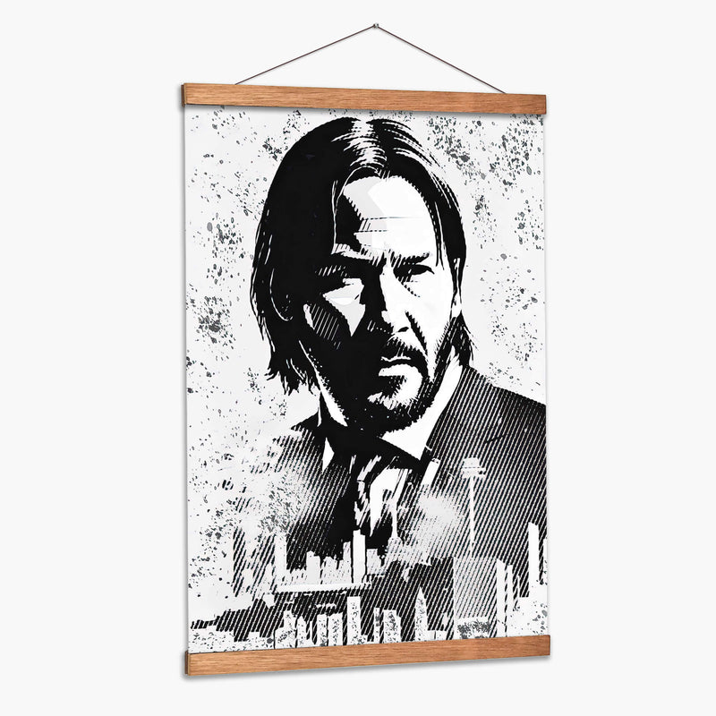 Mr. John Wick - Paltik Arte Digital | Cuadro decorativo de Canvas Lab