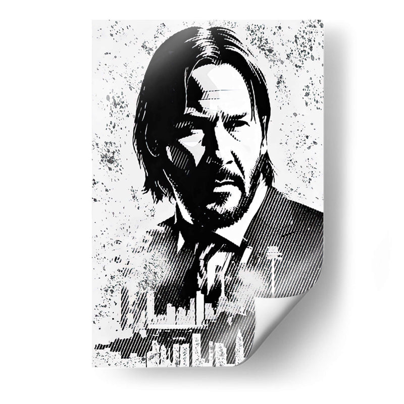 Mr. John Wick - Paltik Arte Digital | Cuadro decorativo de Canvas Lab