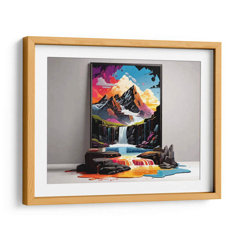 Montaña fuera del Marco - Infiniity Art | Cuadro decorativo de Canvas Lab