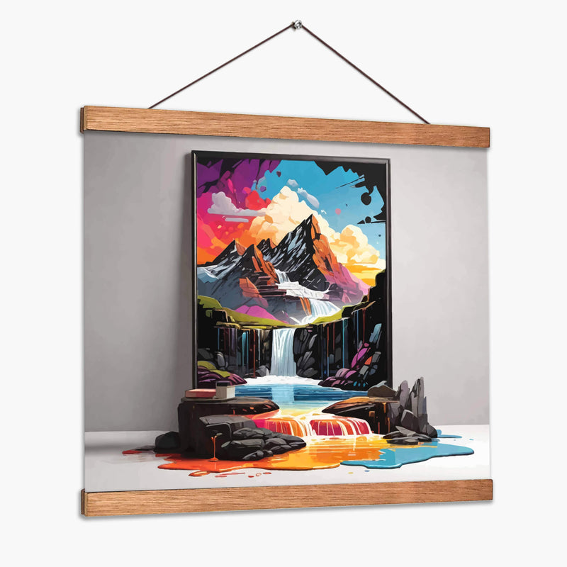 Montaña fuera del Marco - Infiniity Art | Cuadro decorativo de Canvas Lab