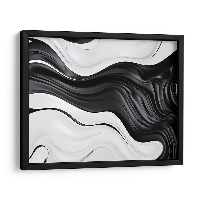 Fluye - Blanco y Negro - 7 - DeLaVegaGaming | Cuadro decorativo de Canvas Lab