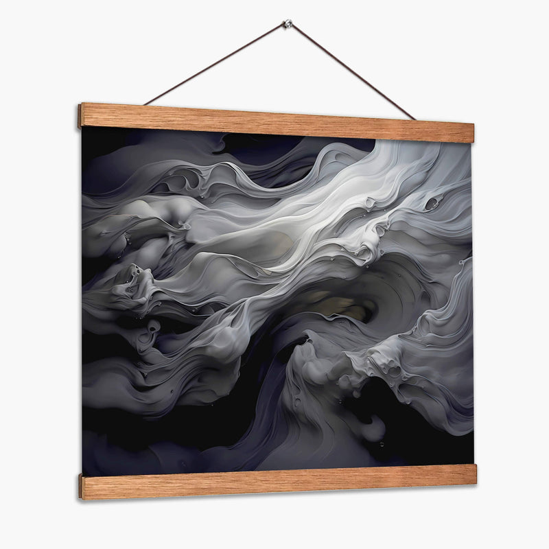 Fluye - Blanco y Negro - 8 - DeLaVegaGaming | Cuadro decorativo de Canvas Lab