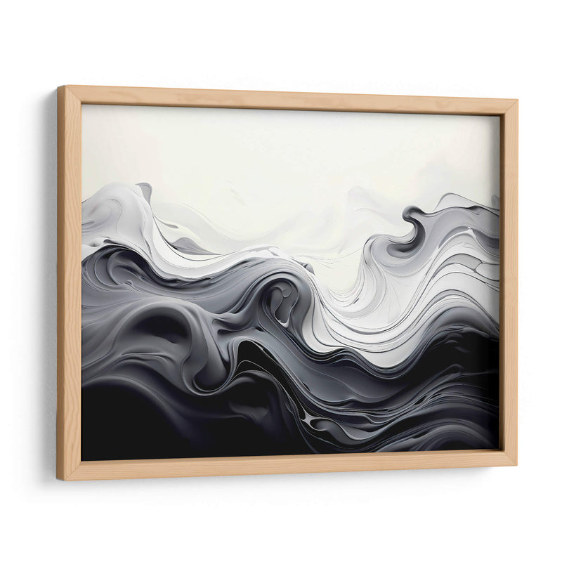 Fluye - Blanco y Negro - 9 - DeLaVegaGaming | Cuadro decorativo de Canvas Lab