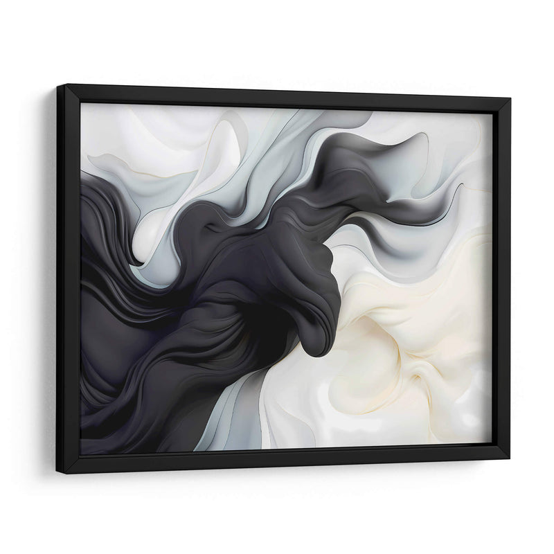 Fluye - Blanco y Negro - 10 - DeLaVegaGaming | Cuadro decorativo de Canvas Lab