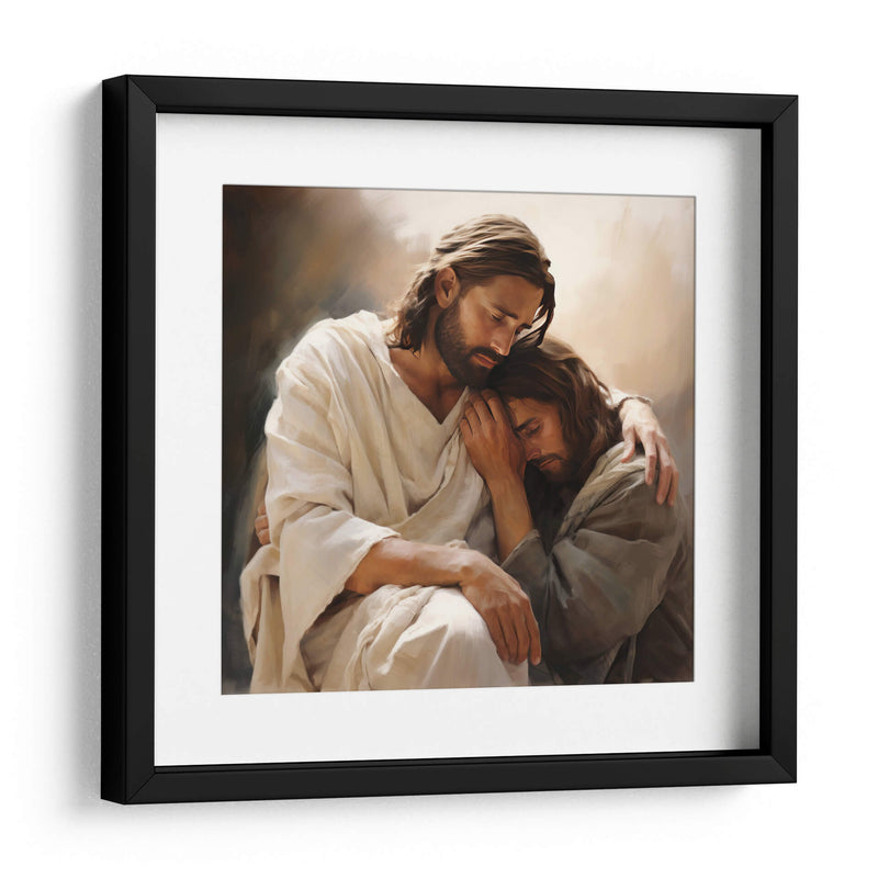 jesús está conmigo - Cristianos de la Biblia | Cuadro decorativo de Canvas Lab