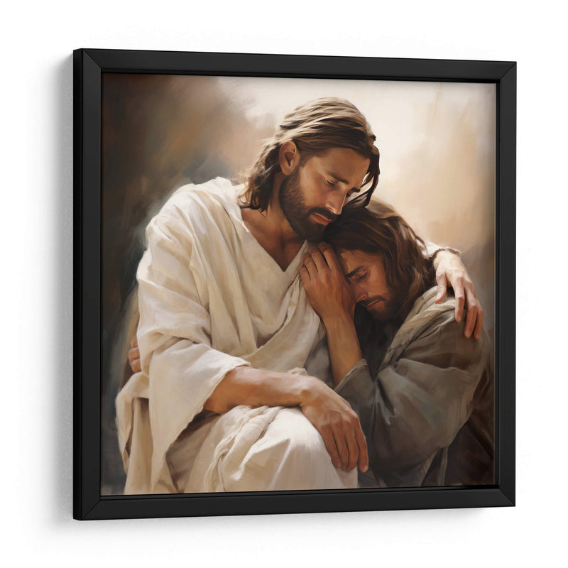 jesús está conmigo - Cristianos de la Biblia | Cuadro decorativo de Canvas Lab
