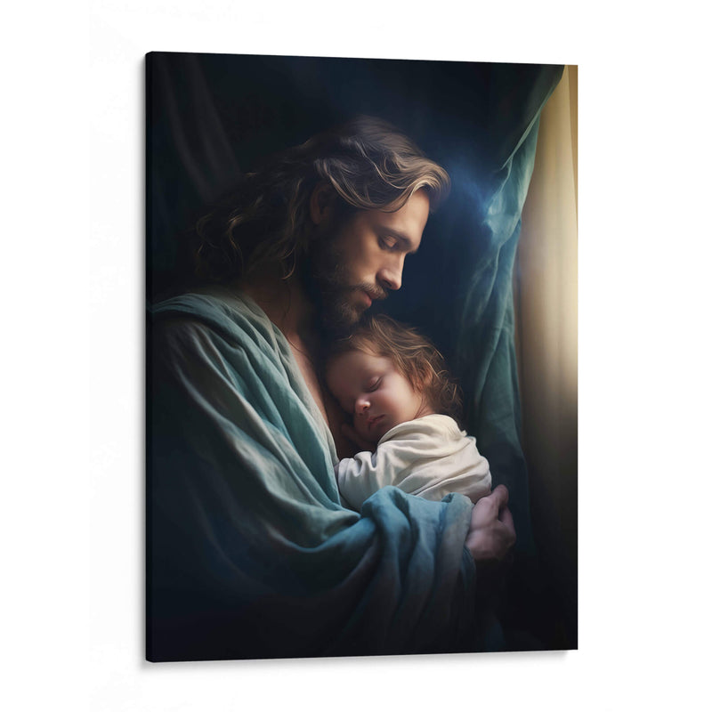 jesus me cuida - Cristianos de la Biblia | Cuadro decorativo de Canvas Lab