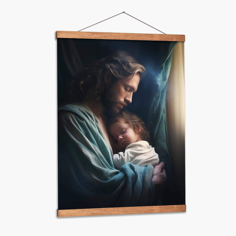 jesus me cuida - Cristianos de la Biblia | Cuadro decorativo de Canvas Lab