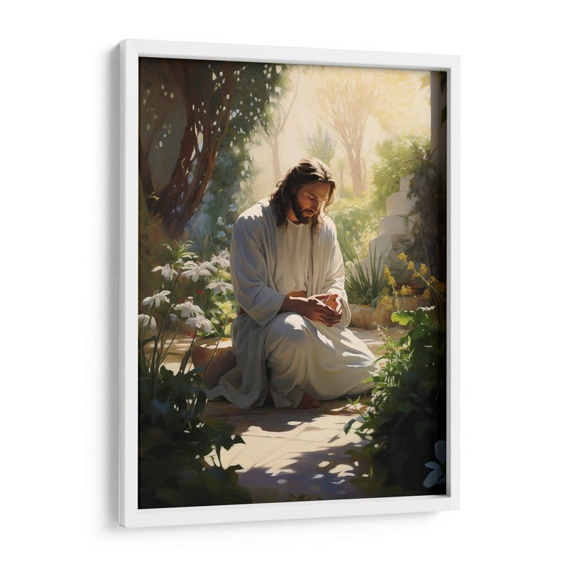 jesus orando - Cristianos de la Biblia | Cuadro decorativo de Canvas Lab