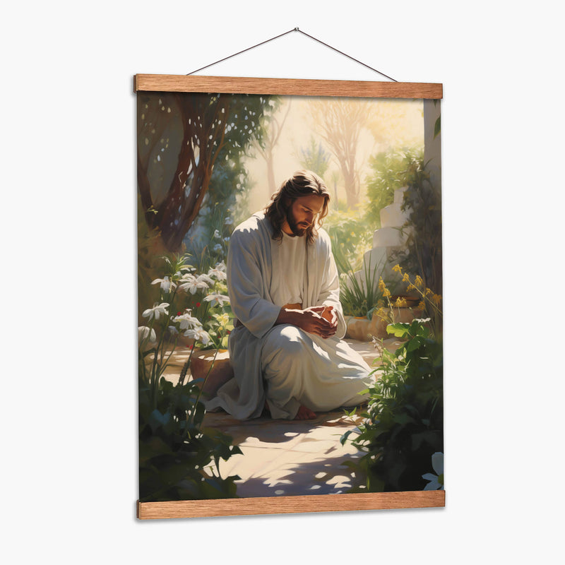 jesus orando - Cristianos de la Biblia | Cuadro decorativo de Canvas Lab