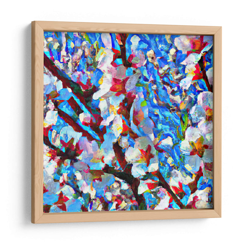 Almendro en Flor 2 - Color Strokes | Cuadro decorativo de Canvas Lab