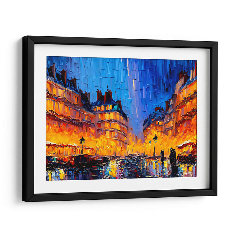 Calles de Paris - Color Strokes | Cuadro decorativo de Canvas Lab