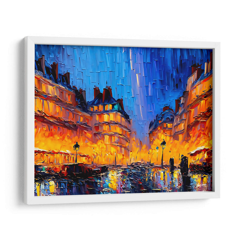 Calles de Paris - Color Strokes | Cuadro decorativo de Canvas Lab