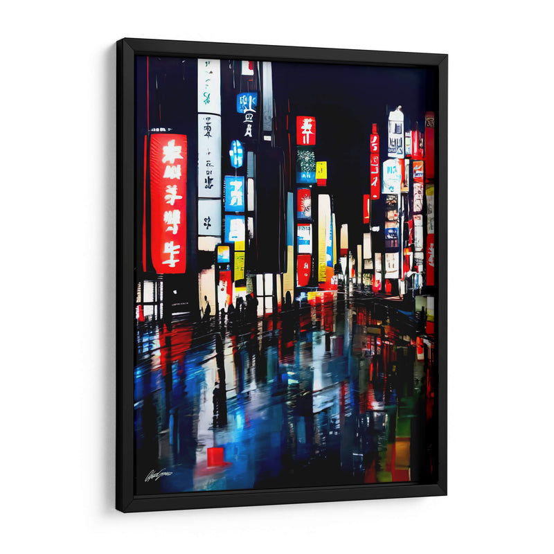 Tokyo 2 - Color Strokes | Cuadro decorativo de Canvas Lab