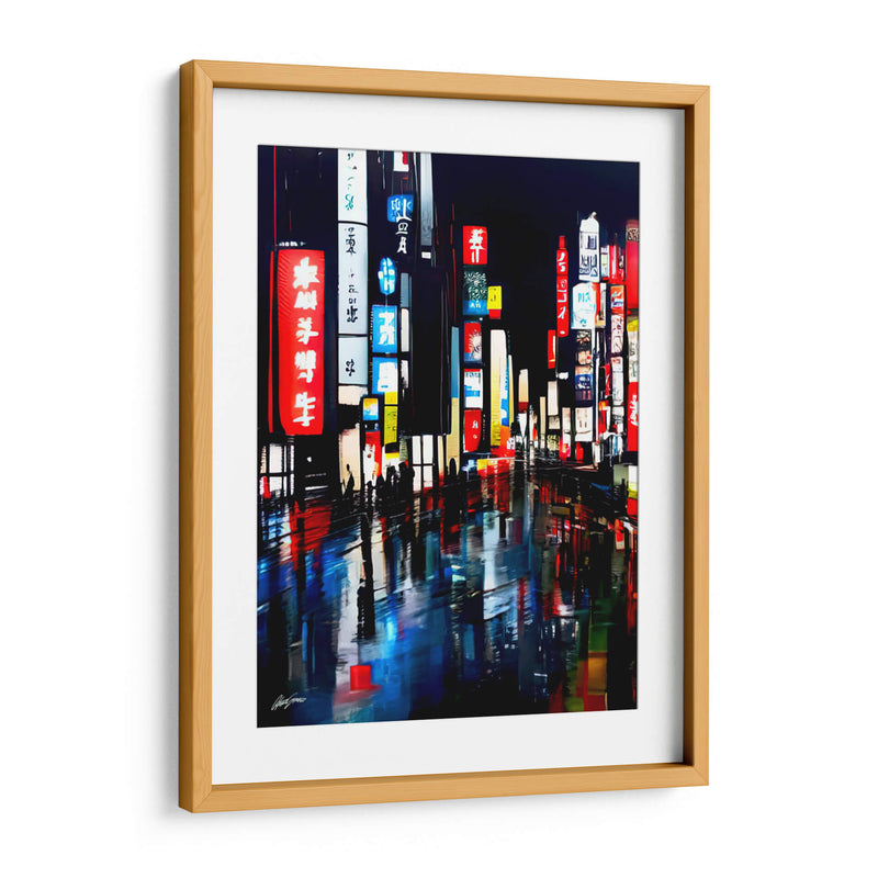 Tokyo 2 - Color Strokes | Cuadro decorativo de Canvas Lab