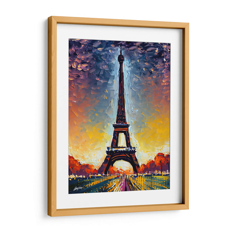 Torre Eiffel Paris - Color Strokes | Cuadro decorativo de Canvas Lab