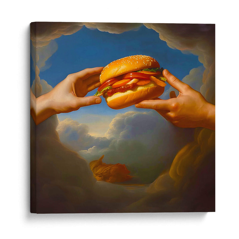 La creacion de la hamburguesa-Coloratura - Coloratura | Cuadro decorativo de Canvas Lab