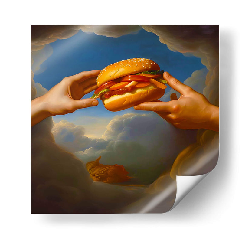 La creacion de la hamburguesa-Coloratura - Coloratura | Cuadro decorativo de Canvas Lab